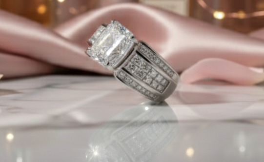 Bague diamant de synthèse 2,06 cts D VVS2