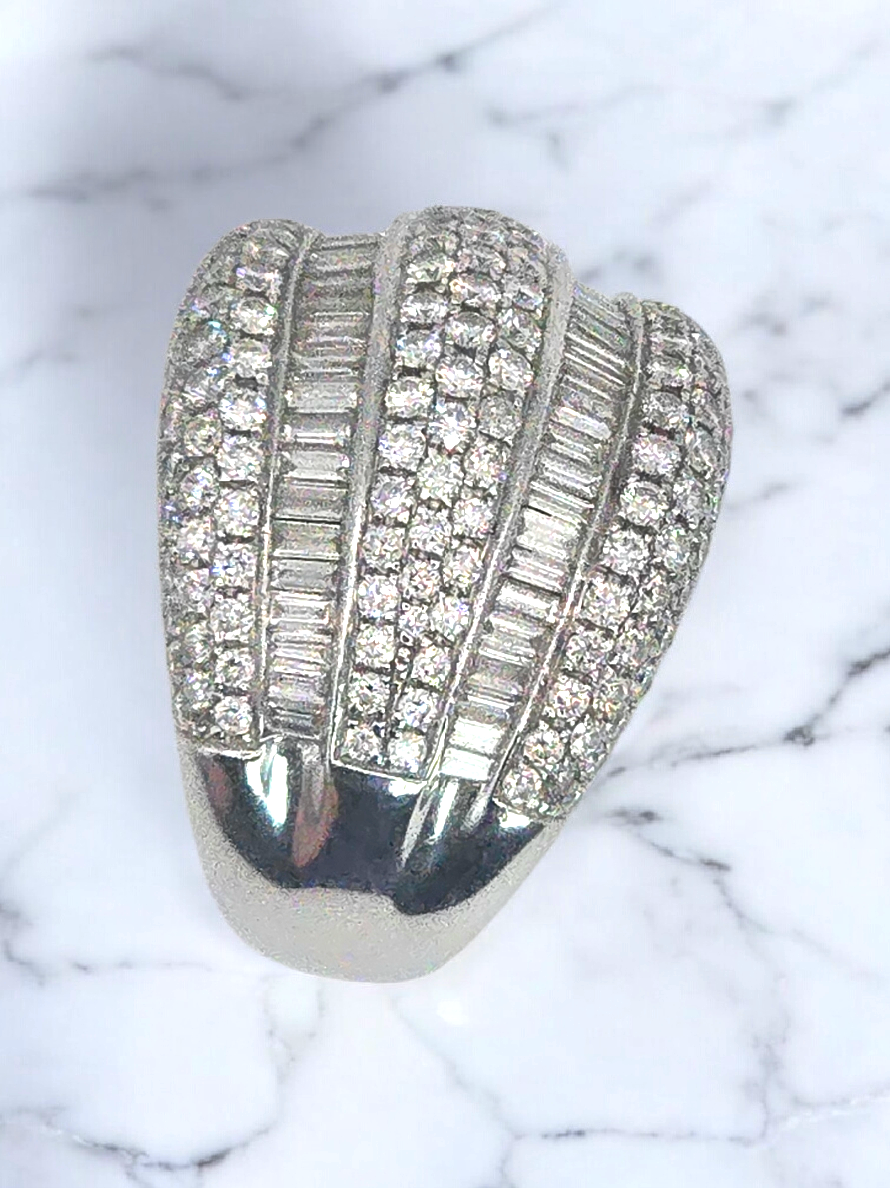 Bague diamants naturels