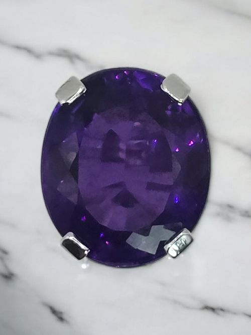 Bague Améthyste ~ 27 cts