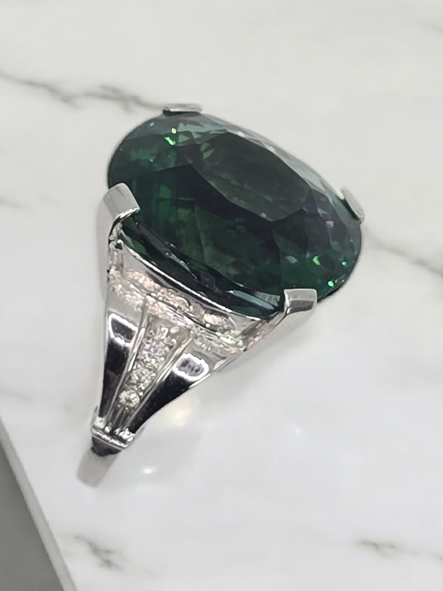 Bague Béryl vert