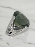Bague Améthyste verte ~25 cts
