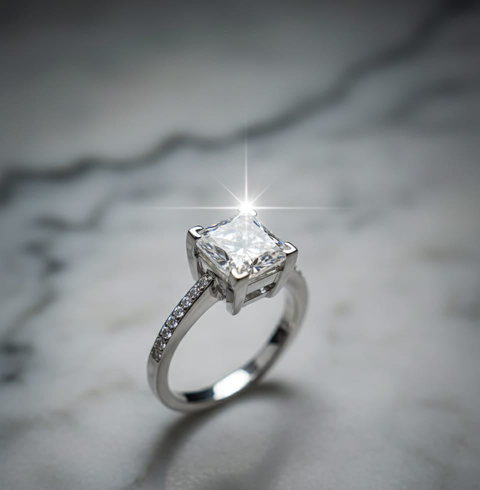 Bague diamant naturel 2,04 cts