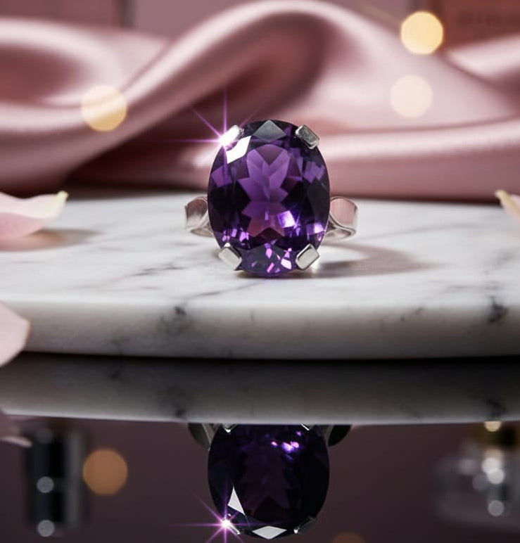 Bague Améthyste ~ 30 cts