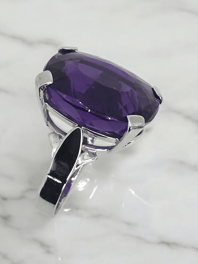 Bague Améthyste ~ 30 cts - ETHIQUE DIAMANT