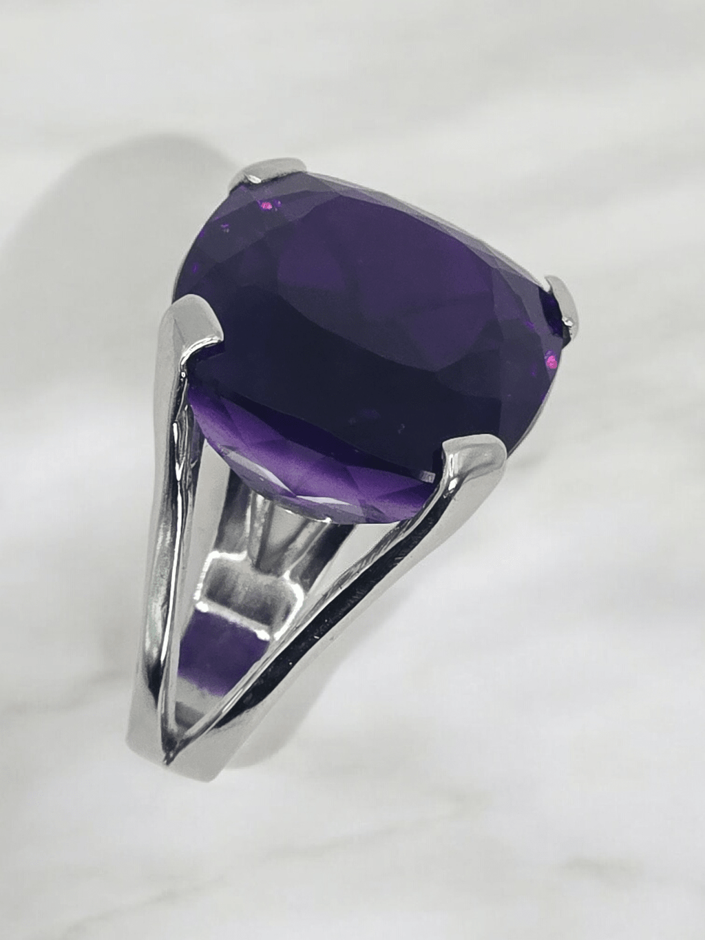 Bague Améthyste ~ 30 cts - ETHIQUE DIAMANT