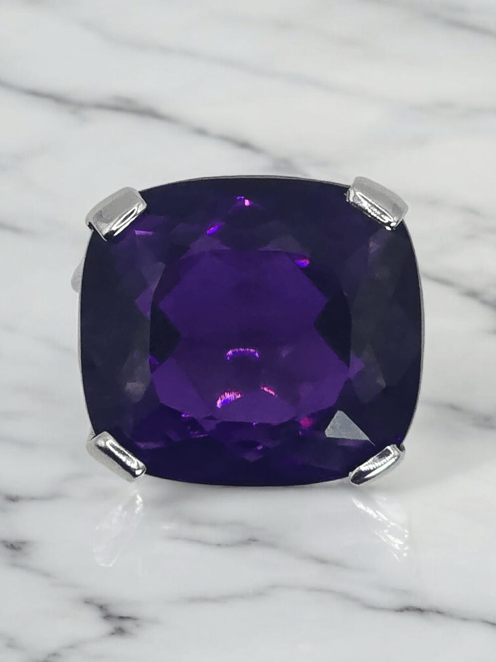 Bague Améthyste ~ 30 cts - ETHIQUE DIAMANT