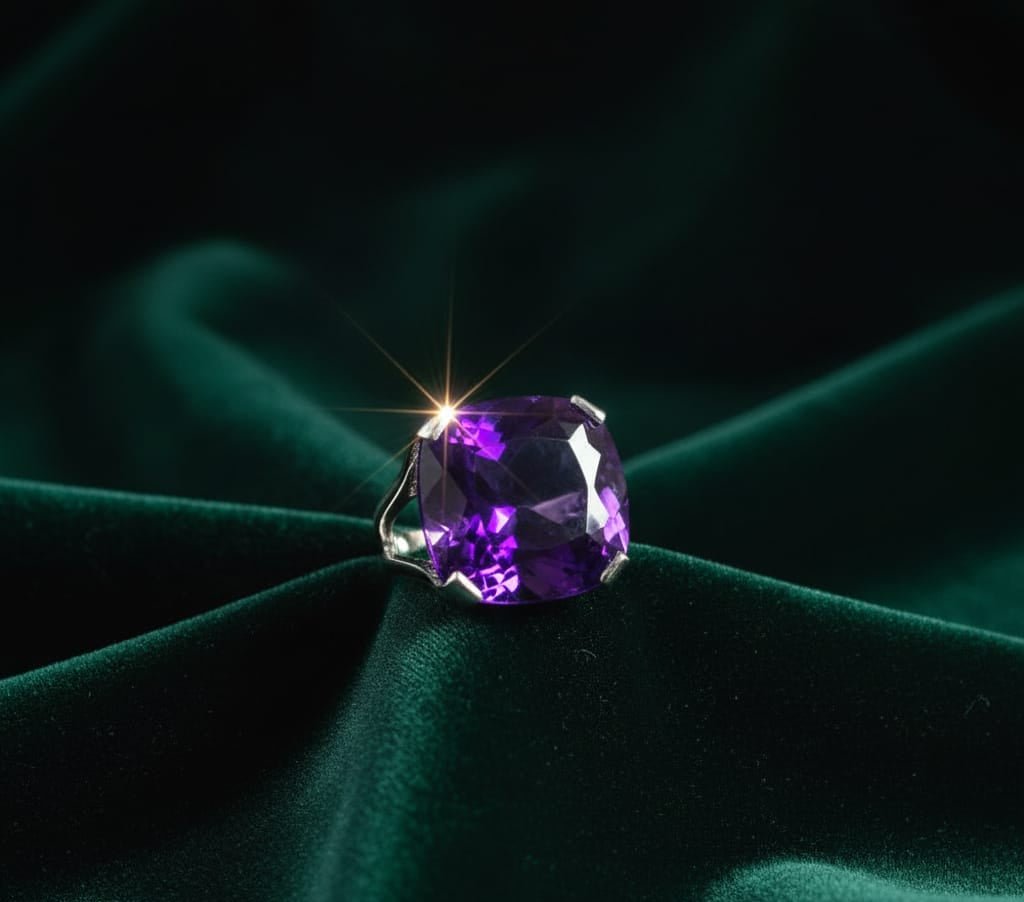 Bague Améthyste ~ 30 cts - ETHIQUE DIAMANT