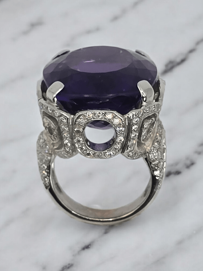 Bague Améthyste ~ 51 cts - ETHIQUE DIAMANT