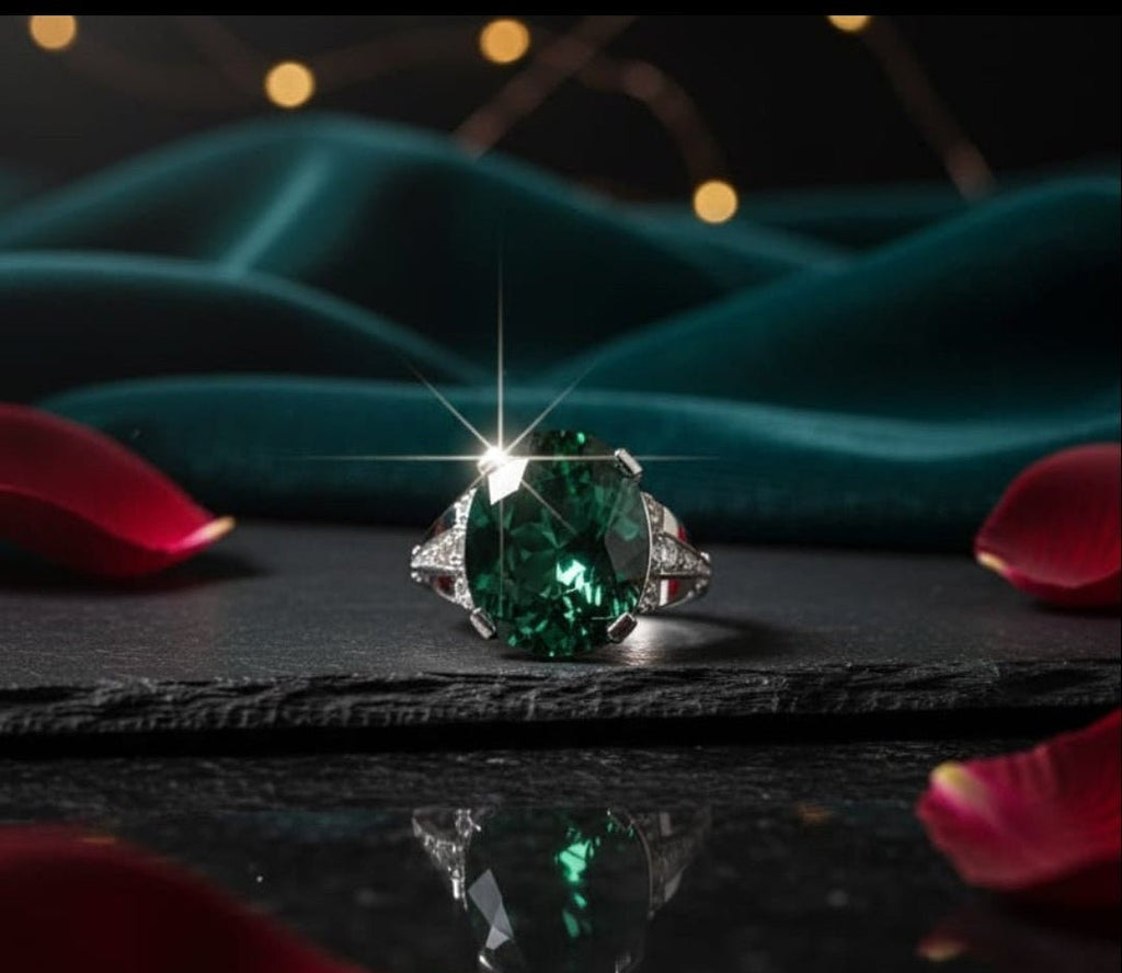 Bague Béryl vert - ETHIQUE DIAMANT