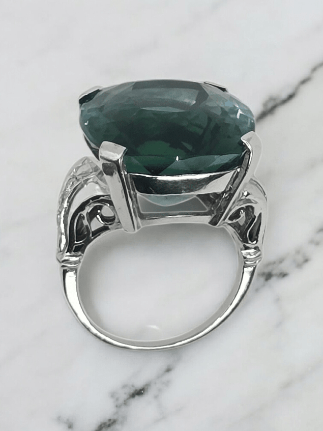 Bague Béryl vert - ETHIQUE DIAMANT