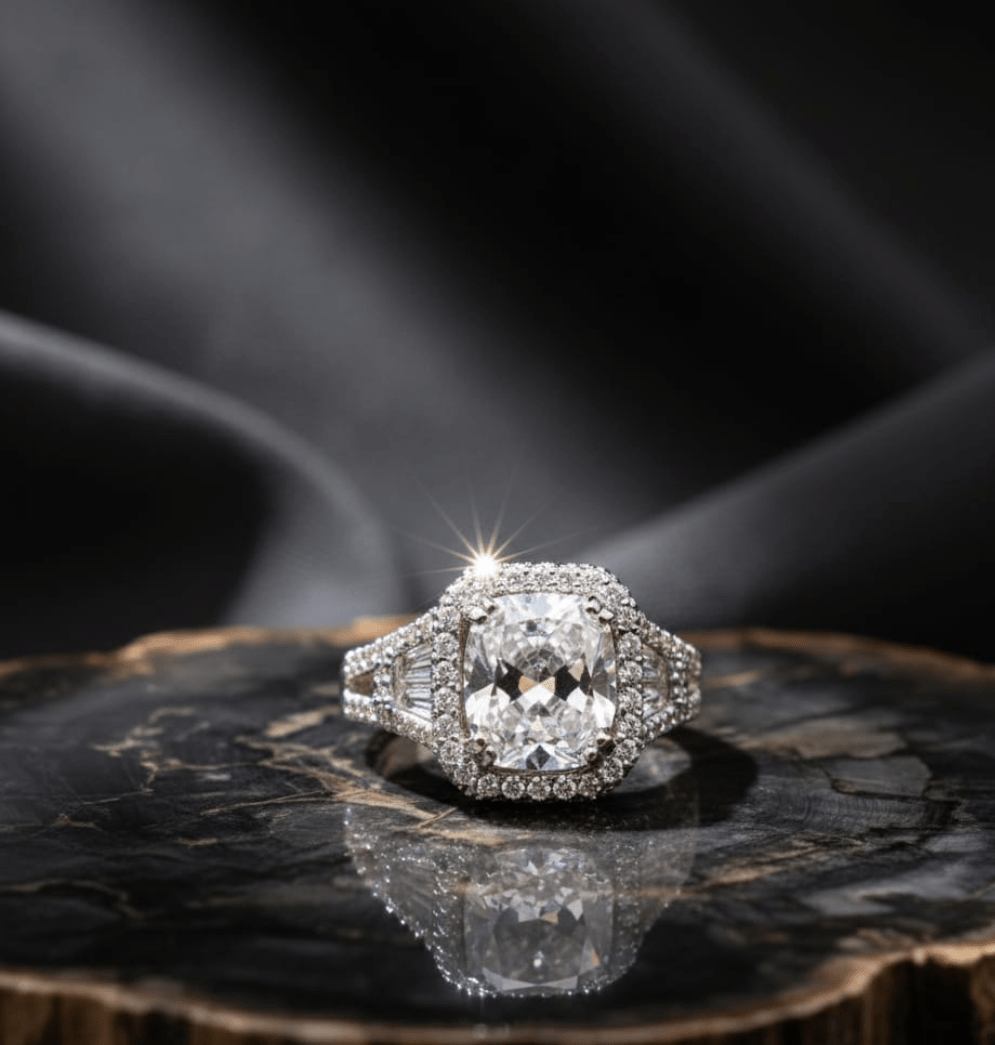 Bague diamant de synthèse 3,01 cts E VVS2 - ETHIQUE DIAMANT