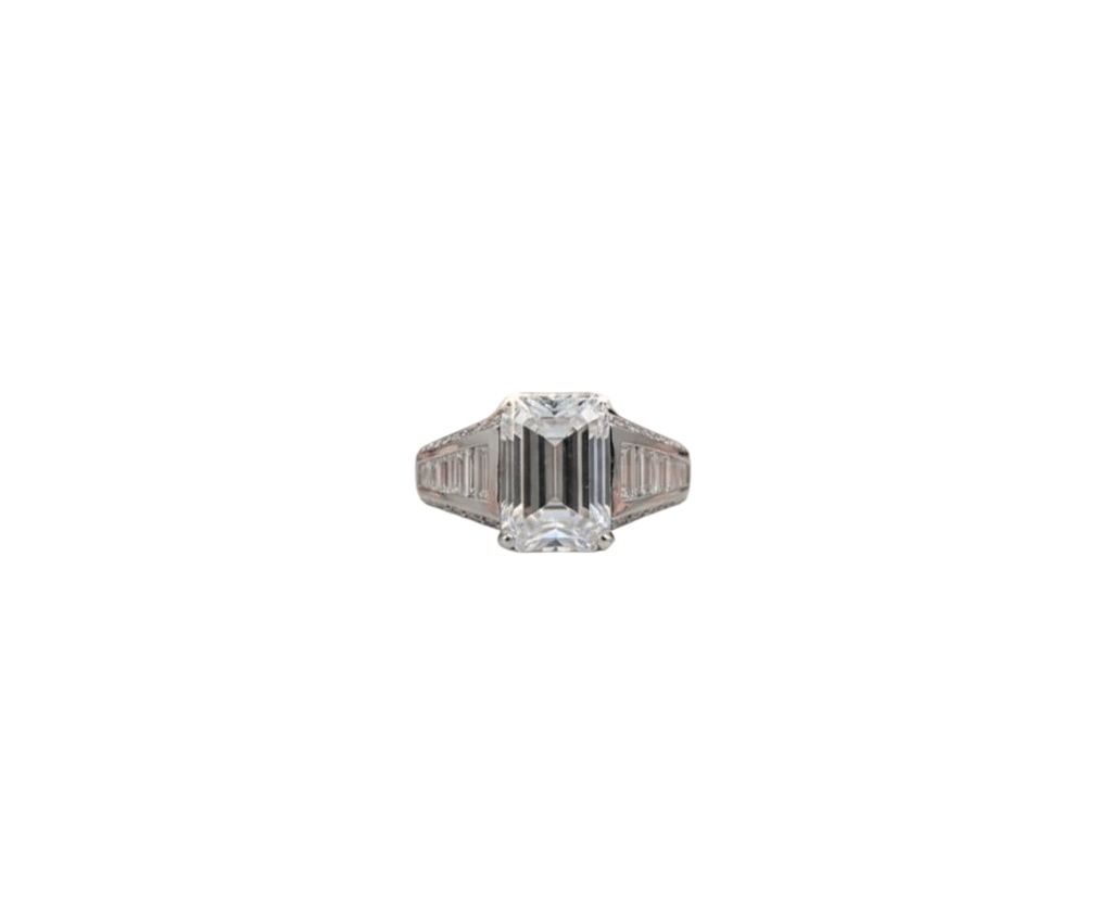 Bague diamant de synthèse 4,03 cts D VVS2 - ETHIQUE DIAMANT