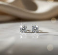 Boucles d'oreilles diamants naturels 0,80 ct - ETHIQUE DIAMANT