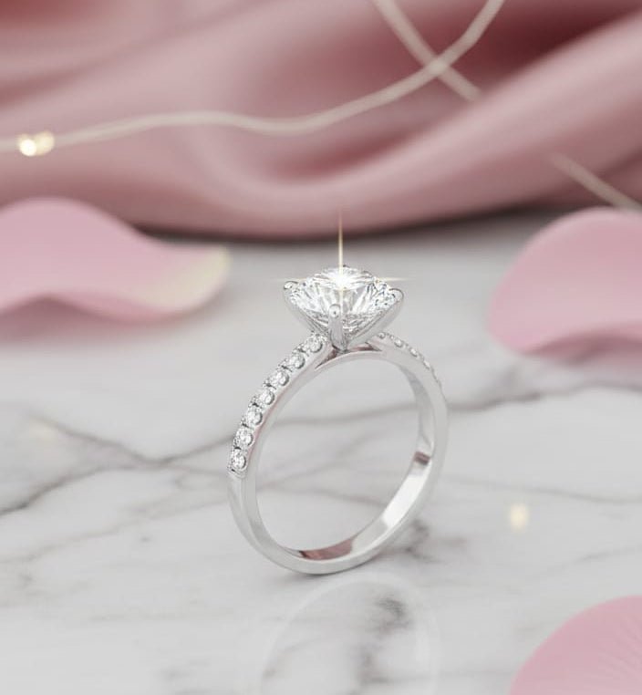 Solitaire diamant de synthèse 1 ct G VS - ETHIQUE DIAMANT