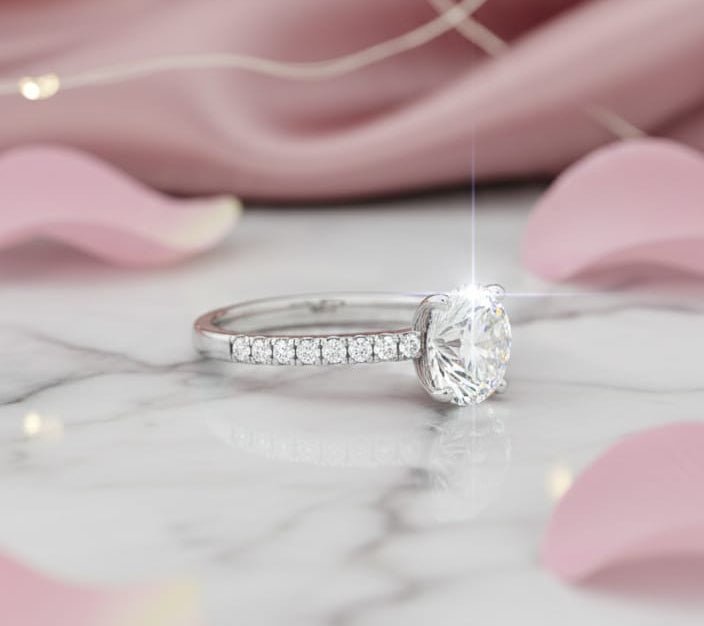 Solitaire diamant de synthèse 1 ct G VS - ETHIQUE DIAMANT